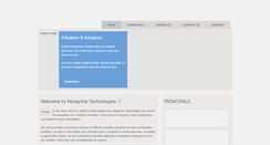 Desktop Screenshot of peregrinetechnologies.co.in
